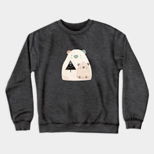 2 сartoon bears Crewneck Sweatshirt